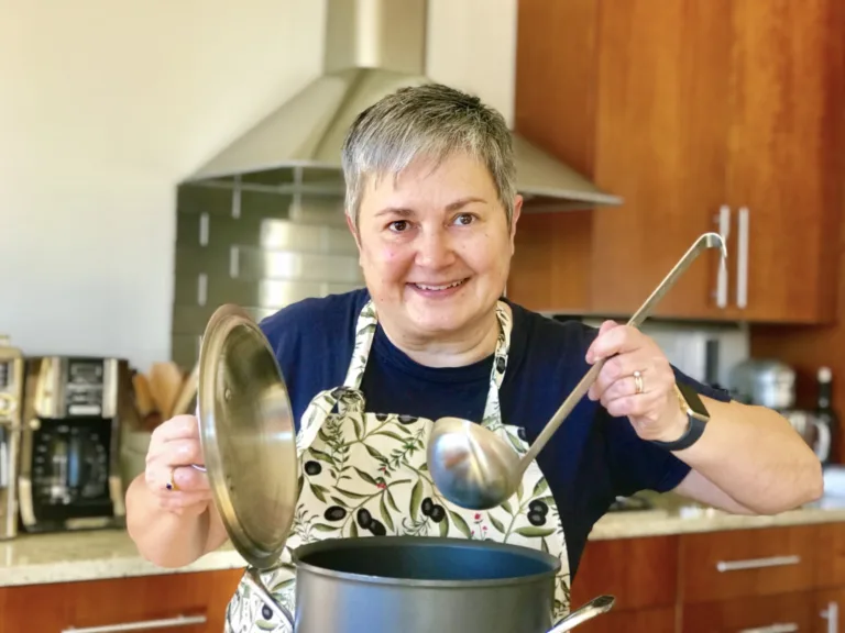 Kelly Wensing cooking