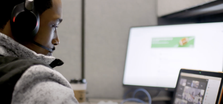 Teacher with Headset
